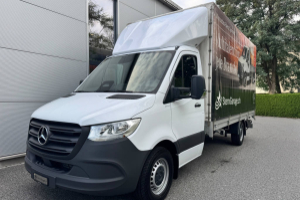 Lieferwagen und Transporter - MERCEDES - Sprinter 317 CDI Pro Aufbau mit Hebebühne 4325 lang